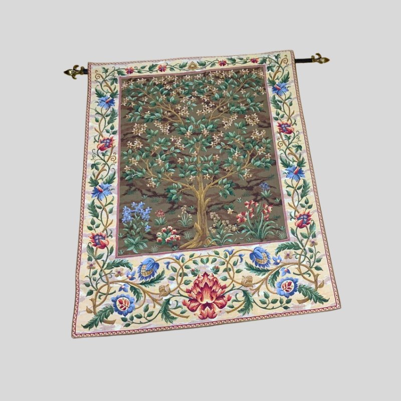 william morris tree of life designed flemish woven tapestry